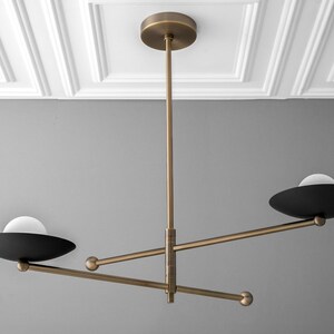 Lámpara de araña - Iluminación estilo casa de campo - Lámpara de techo - Lámpara de comedor - Modelo n.° 2933 imagen 6