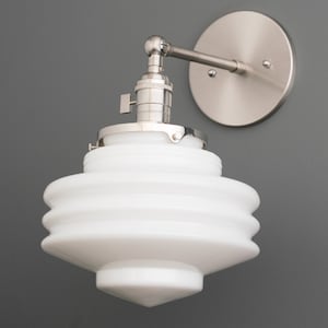 Deco Light Fixture - Globe Wall Light - On Off Switch Sconce - Lighting Fixture - Wall Sconce - Model No. 5972