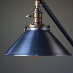 Standing Reading Lamp Industrial Floor Lamp Edison Floor Lamp Industrial Furniture Iron Pipe Model No. 1143 image 4