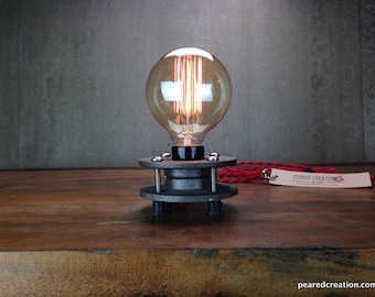 Minimalist Table Lamp - Industrial Lighting - Edison Bulb Lighting - Model No. 9376