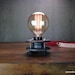 Minimalist Table Lamp - Industrial Lighting - Edison Bulb Lighting - Model No. 9376