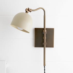 Bedside Lighting - Industrial Sconce - Plug-in Light - Industrial Lighting - Loft Lighting - Brick Wall Lighting - Model No. 5025