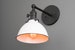 Farmhouse Shade Wall Sconce With Switch - Light Fixture - Industrial Lighting - Model No. 6556