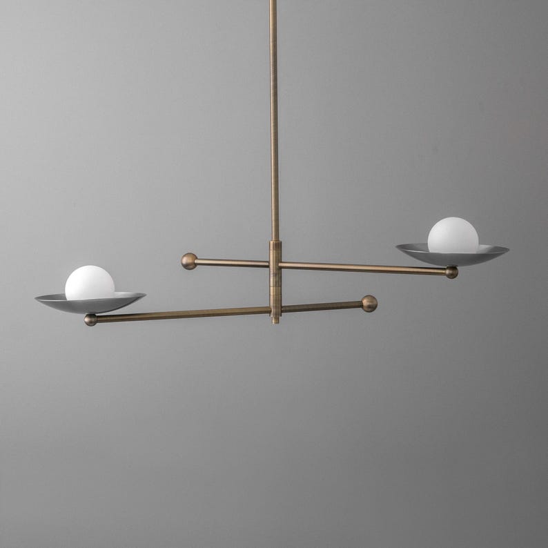 Lámpara de araña - Iluminación estilo casa de campo - Lámpara de techo - Lámpara de comedor - Modelo n.° 2933 imagen 1