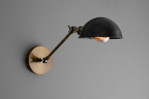 Parabolic Sconce Wall Light Fixture Directional Light Articulating