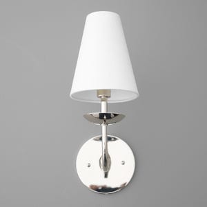 Sconce Light-Silver Wall Sconce-Modern Wall Light-Chrome Wall Lamp - Model No. 0791 image 2