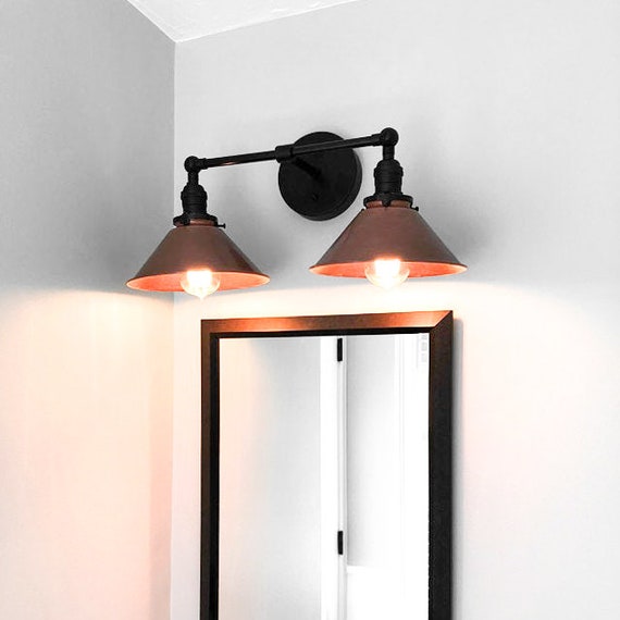 Industrial bathroom on sale vanity lighting