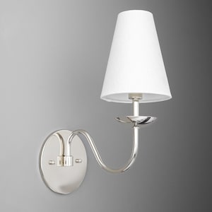 Sconce Light-Silver Wall Sconce-Modern Wall Light-Chrome Wall Lamp - Model No. 0791 image 1