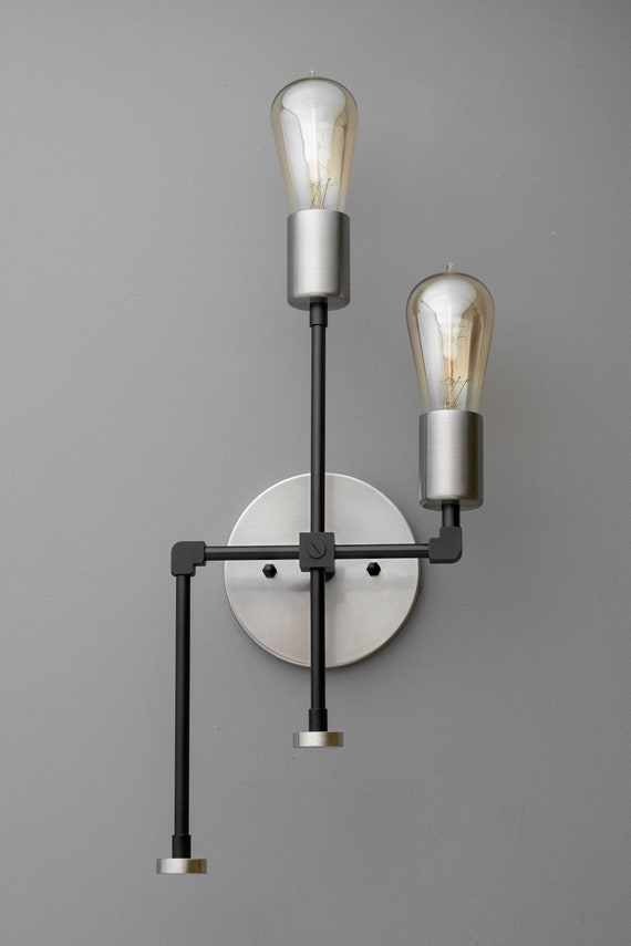 Modern industrial wall on sale sconce