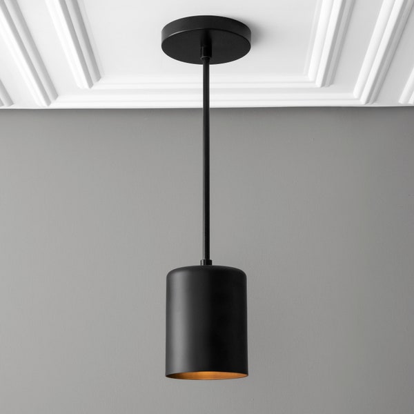 Pendant Lamp - Bucket Light - Black Pendant Light - Kitchen Lighting - Model No. 7612