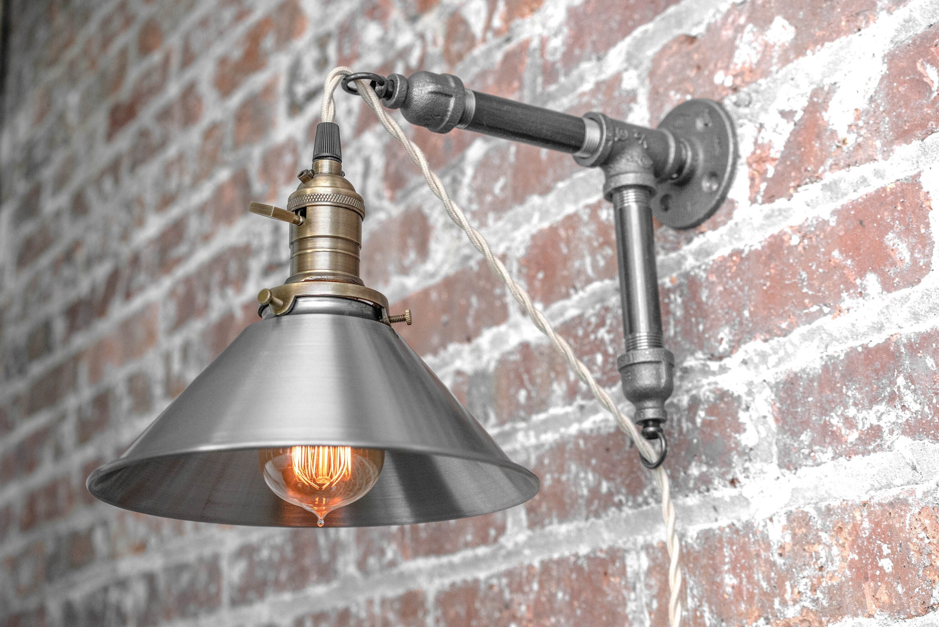Wall lights industrial style deals