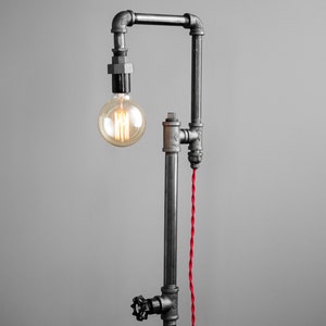 Edison Bulb Floor Lamp Industrial Style Bare Bulb Light Steampunk Lamps Model No. 9917 image 1