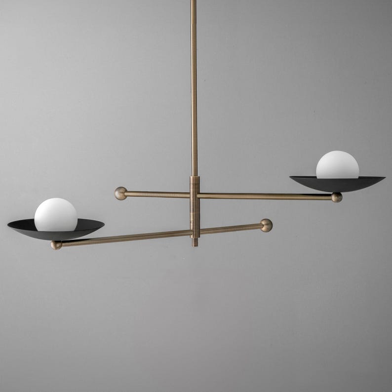 Lámpara de araña - Iluminación estilo casa de campo - Lámpara de techo - Lámpara de comedor - Modelo n.° 2933 imagen 5