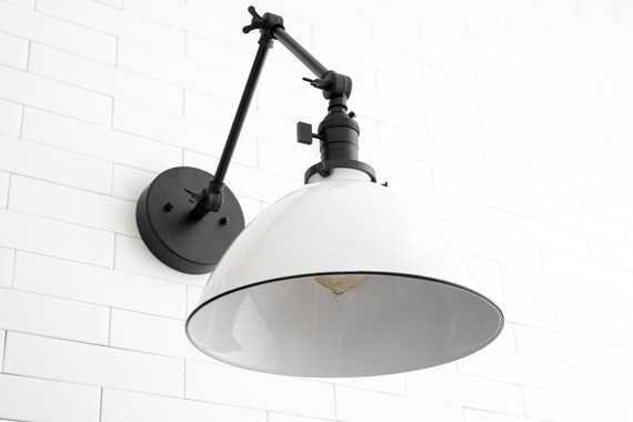 White 2024 farmhouse sconce