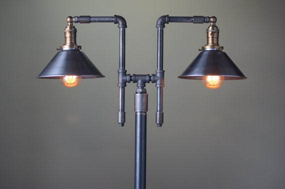 Industrial looking floor lamps