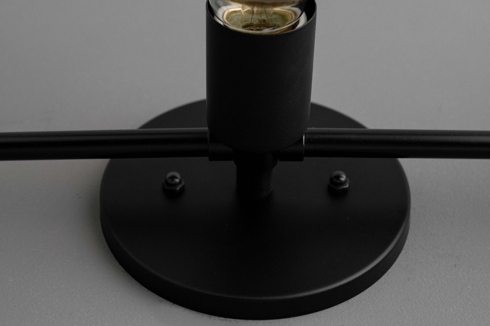 Three Bulb Vanity Light Edison Bulb Bare Bulb Minimalist Etsy