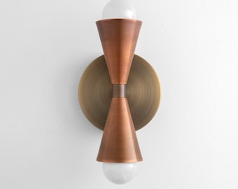 Sconce Light-Geometric Sconce-Light Fixture-Wall Light - Model No. 4717