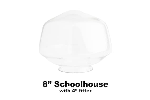 White Westinghouse 8152800 4 Inches Fitter Opal Schoolhouse Glass Shade