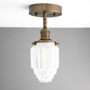 Skyscraper Globe - Ceiling Lamps - Hanging Light - Semi Flush - Ceiling Fixture - Model No. 5774