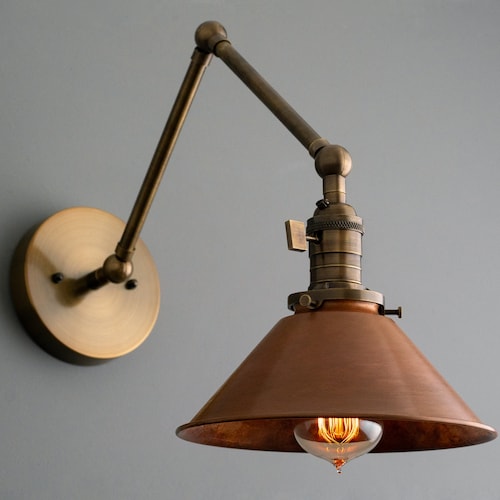 Wall Sconce Lighting Metal Industrial Wall Light Shade Vintage Style US Stock 