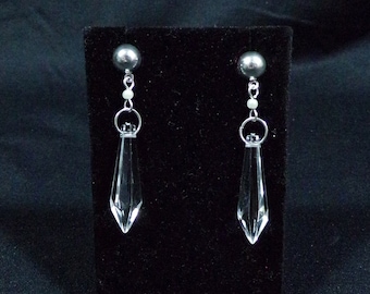 New Tifa Lockhart Silver Tear drop earrings Final Fantasy 7 VII remake Cosplay