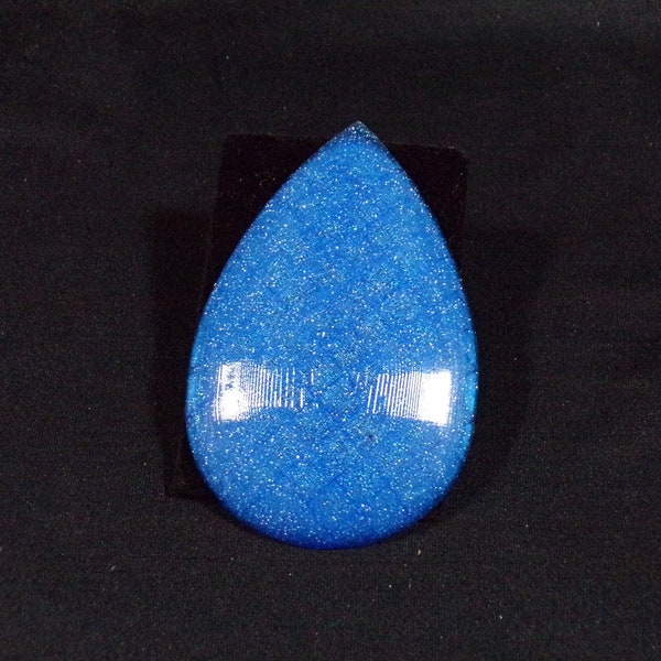 Tear drop shaped Lapis blue 3d printed cosplay gem lazuli