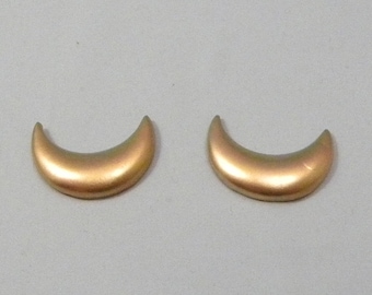 Moon Girl 1.5 inch crescent moon boot gems - set of 2