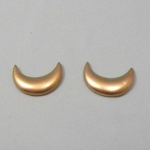 Moon Girl 1.5 inch crescent moon boot gems - set of 2