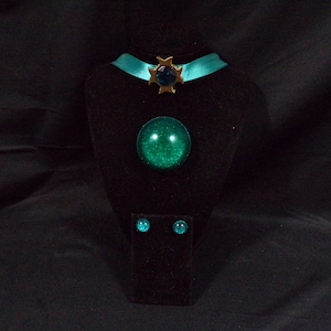 Classic Planet Neptune choice of choker brooch earrings