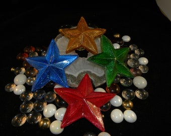 Large 3 inch resin star cosplay brooch
