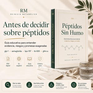Peptide Guide in Spanish PDF | glp-1, Semaglutide, bpc-157, tb-500 and ghk-cu | Evidence and Risks