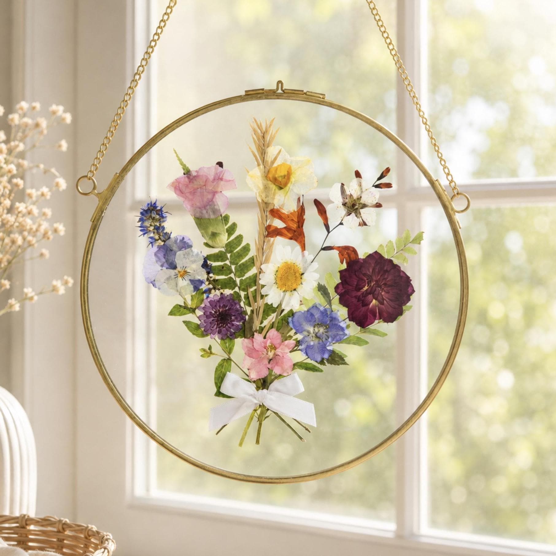 Blumen wand deko