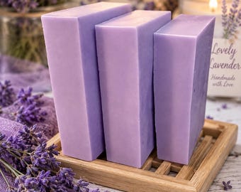 Sapone al latte di capra, lavanda su lavanda