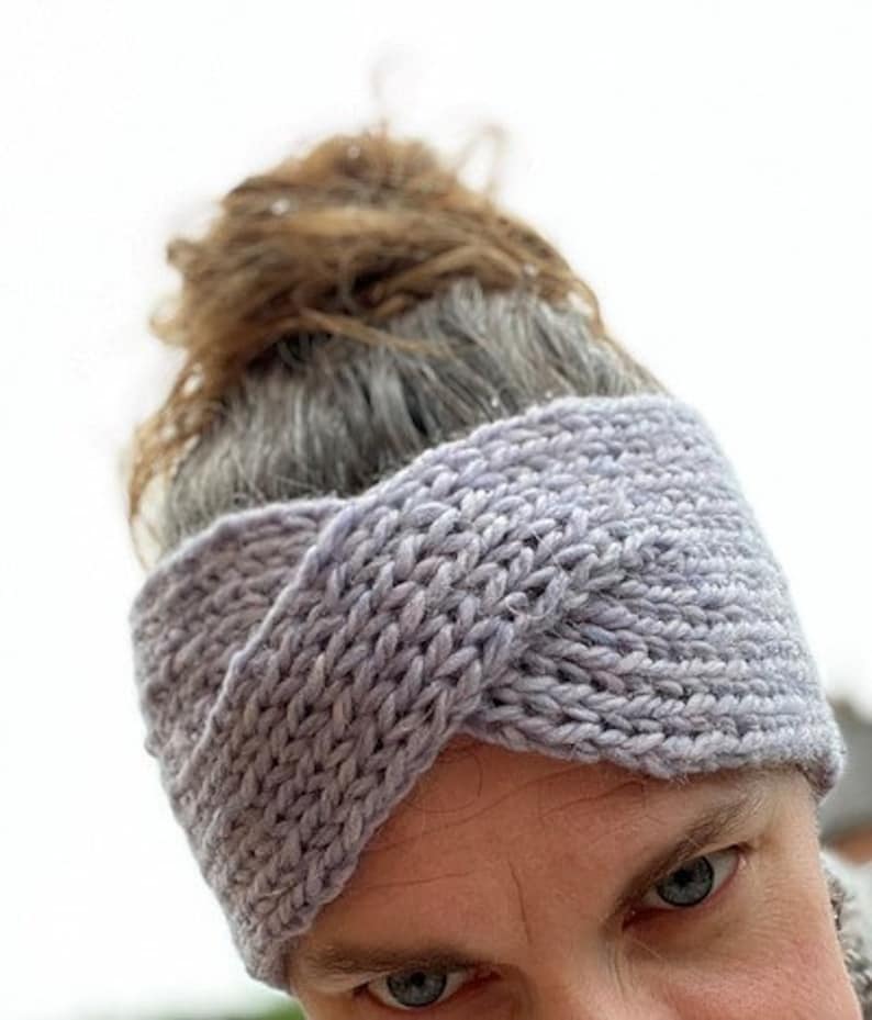 KNITTING PATTERN Cabled Boho Knitted Headband Ear Warmer Etsy UK