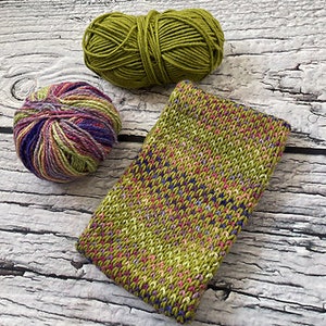 KNITTING PATTERN** Cowl Chunky Knitting Pattern Textured Cowl Knit Simple Fair Isle Teenager Fashion Ideal for Beginners Winter Accessory