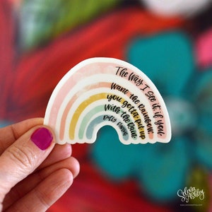 Dolly Quote Rainbow I Vinyl Sticker Decal