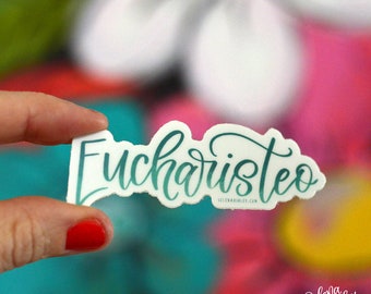 EUCHARISTEO - Single Sticker | Power Word | Word of the Year | Inspirational Word Sticker