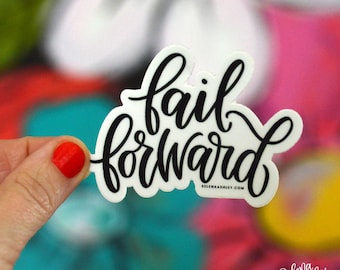 FAIL FORWARD - Single Sticker | Power Word | Word of the Year | Inspirational Word Sticker