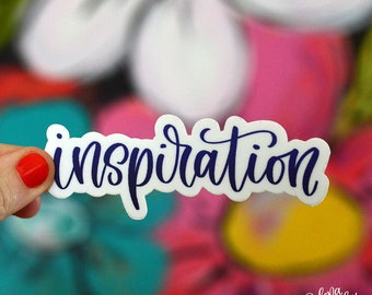 INSPIRATION - Single Sticker | Power Word | Word of the Year | Inspirational Word Sticker