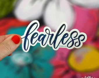 FEARLESS - Single Sticker | Power Word | Word of the Year | Inspirational Word Sticker