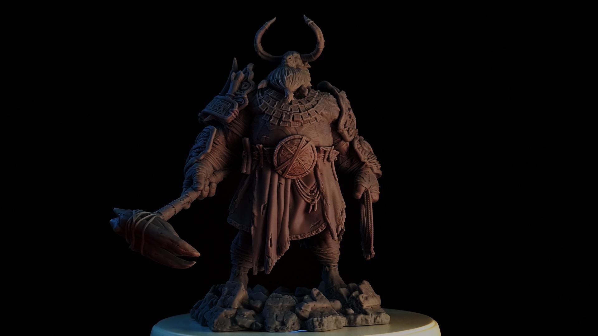 NKOSI The Fallen Sage – 1:12 Scale Unpainted Resin Model Kit