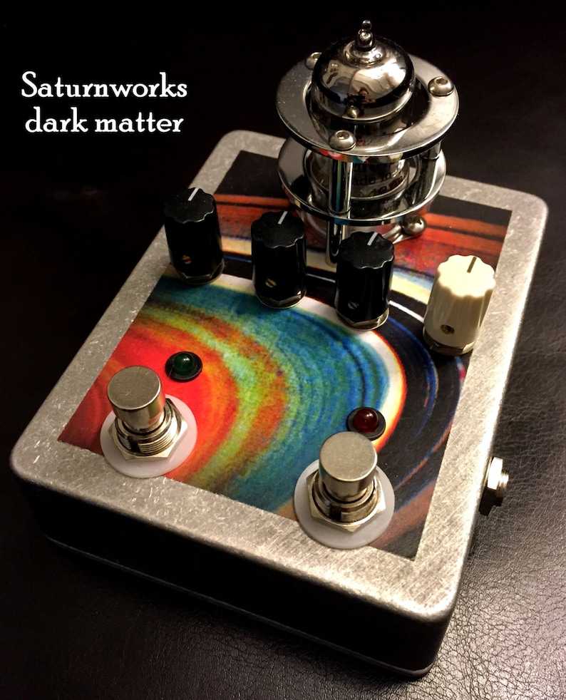 Saturnworks Dark Matter Tube Clean Boost / Overdrive Guitar Pedal image 1