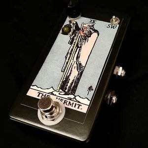 Saturnworks True Bypass Active Black Blender + Phase Looper Guitar / Bass Pedal - Hermit Design - Handcrafted in California