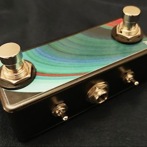 Interruptor duplo Saturnworks preto – TRS, chave seletora de polaridade