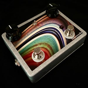 Saturnworks True Bypass Deluxe Momentary Feedback Volume Looper Loop Guitar Pedal Handcrafted in California image 1