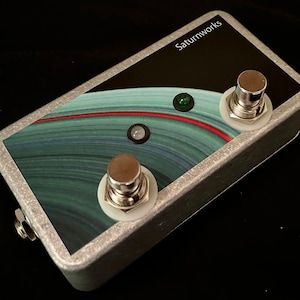 Saturnworks A/B Double 2-Loop Looper with a Master Bypass Switch Guitar Pedal -- Handrafted in California!
