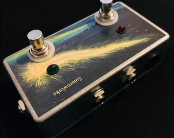 Saturnworks Active Buffered Splitter / Buffer / Tuner out Pedal with Switches for Guitar or Bass - Handcrafted in California