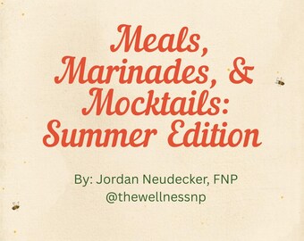 Mahlzeiten Marinaden und Mocktails