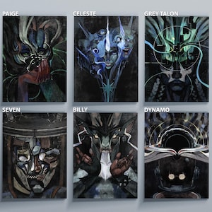 Poster Fan Art Deadlock - Partie 2/4 (intellect), Seven, Dynamo, Billy, Celeste, Paige, Talon, Game Prints
