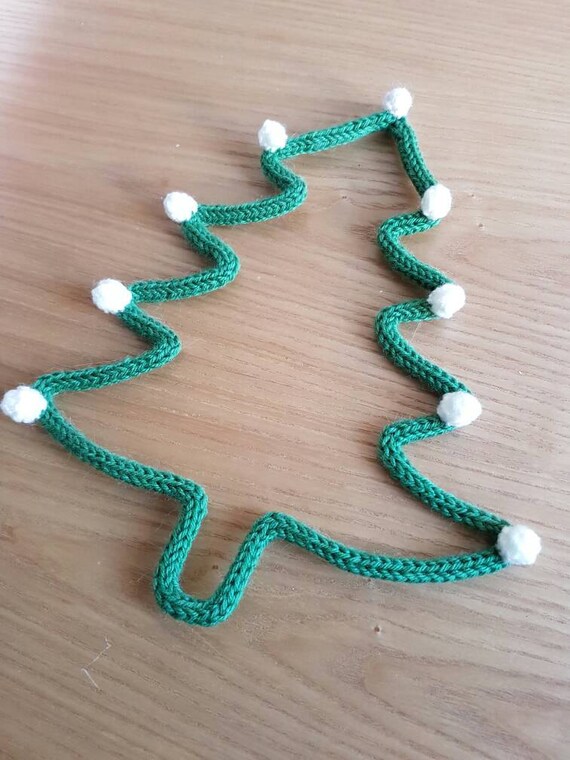 Sapin De Noël En Tricotin